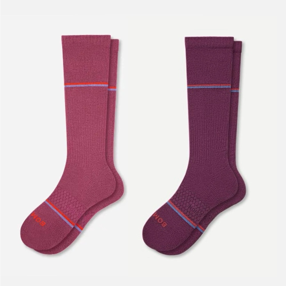 2 Pairs - Bombas Compression Socks